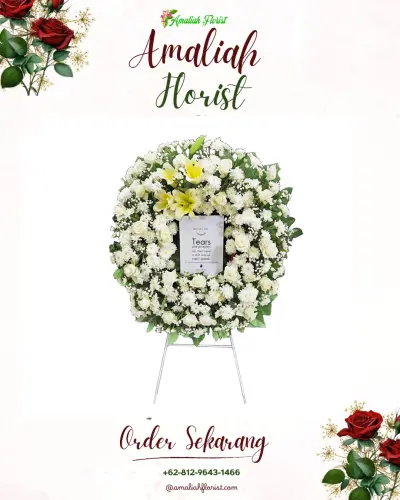 Krans Bunga Duka Cita di Garungwiyoro