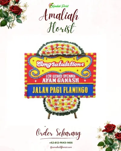 Bunga Papan Congratulation di Garungwiyoro